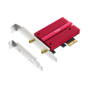 Karta sieciowa Cudy WE4000 Wi-Fi 6E Bluetooth 5.3 PCI-E AX5400 V2.0