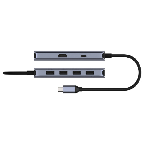 Stacja dokująca/HUB Cudy UH500 4K HDMI 4xUSB-A 2xUSB-C Stacja dokująca/HUB Cudy UH500 4K HDMI 4xUSB-A 2xUSB-C