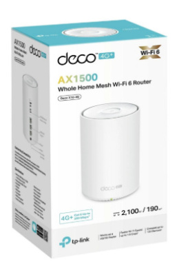 Brama sieciowa 4G+ Tp-link Deco X10-4G Mesh Wi-Fi 6, AX1500
