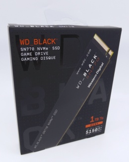 Dysk WD Black SSD SN770 NVMe 1TB PCI-E Gen4 16GT/s M.2 2280 5150 mb/s