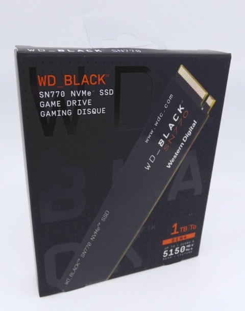 Dysk WD Black SSD SN770 NVMe 1TB PCI-E Gen4 16GT/s M.2 2280 5150 mb/s Dysk WD Black SSD SN770 NVMe 1TB PCI-E Gen4 16GT/s M.2 2280 5150 mb/s