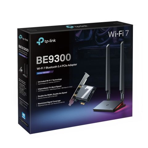 Karta Wi-Fi TP-Link Archer TBE550E Wi-Fi 7 Bluetooth PCI-E Tri-Band Karta Wi-Fi TP-Link Archer TBE550E Wi-Fi 7 Bluetooth PCI-E Tri-Band