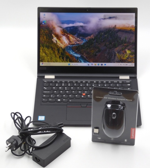 Laptop 2w1 Lenovo Yoga 13.3" X390 i7-8665U/16GB/512GB/W11/FHD +MYSZ