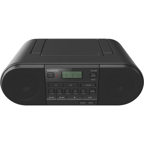 Panasonic RX-D500EG przenośne radio FM i odtwarzacz CD 20W RMS Panasonic RX-D500EG przenośne radio FM i odtwarzacz CD 20W RMS