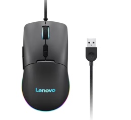 Przewodowa mysz USB gamingowa Lenovo M210 RGB 8000 DPI