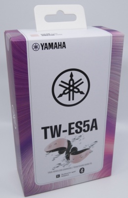 Słuchawki dokanałowe Yamaha TW-ES5A sportowe wodoodporne IPX7 różowe