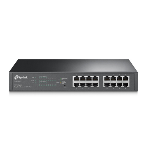 Switch TP-Link EasySmart TL-SG1016PE 16x1G w tym 8xPOE+ 150W Switch TP-Link EasySmart TL-SG1016PE 16x1G w tym 8xPOE+ 150W