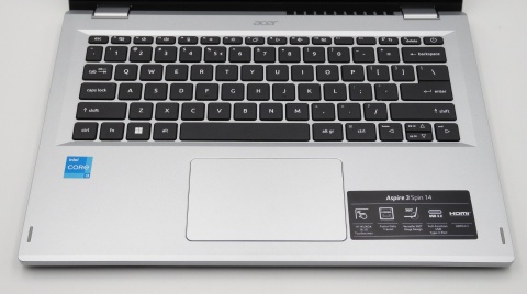 Acer Aspire 3 Spin 14 2w1 15.6" i3-N305/8GB/256G/W11/WUXGA dotykowy