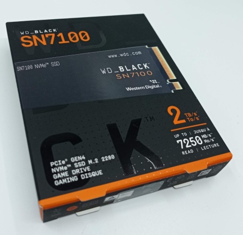 Dysk SSD WD M.2 NVMe PCIe Gen4 2TB WD_BLACK SN7100 7250 mb/s