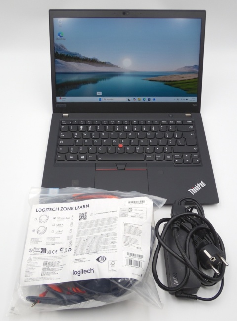 Lenovo Thinkpad T490 i7-8665U/32GB/1TB NVMe/W11/FHD/MX250+ SŁUCHAWKI