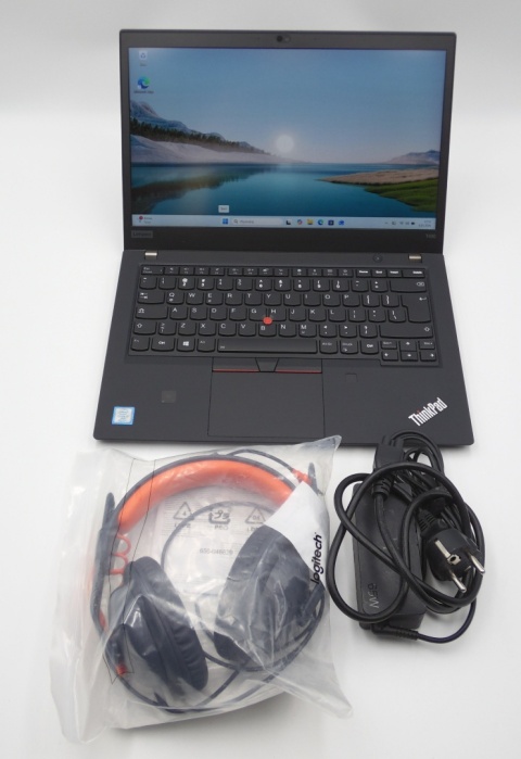 Lenovo Thinkpad T490 i7-8665U/32GB/1TB NVMe/W11/FHD/MX250+ SŁUCHAWKI