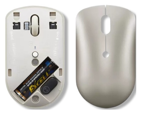 Mysz Lenovo 540 USB-C Wireles Compact - beżowa Mysz Lenovo 540 USB-C Wireles Compact - beżowa