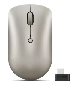 Mysz Lenovo 540 USB-C Wireles Compact - beżowa