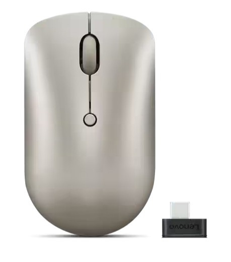 Mysz Lenovo 540 USB-C Wireles Compact - beżowa Mysz Lenovo 540 USB-C Wireles Compact - beżowa