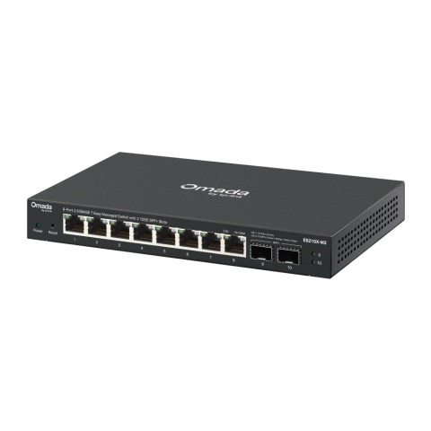 Tp-link Omada Easy Managed, 8x 2,5G i 2 sloty SFP+ 10 SFP+ ES210X-M2